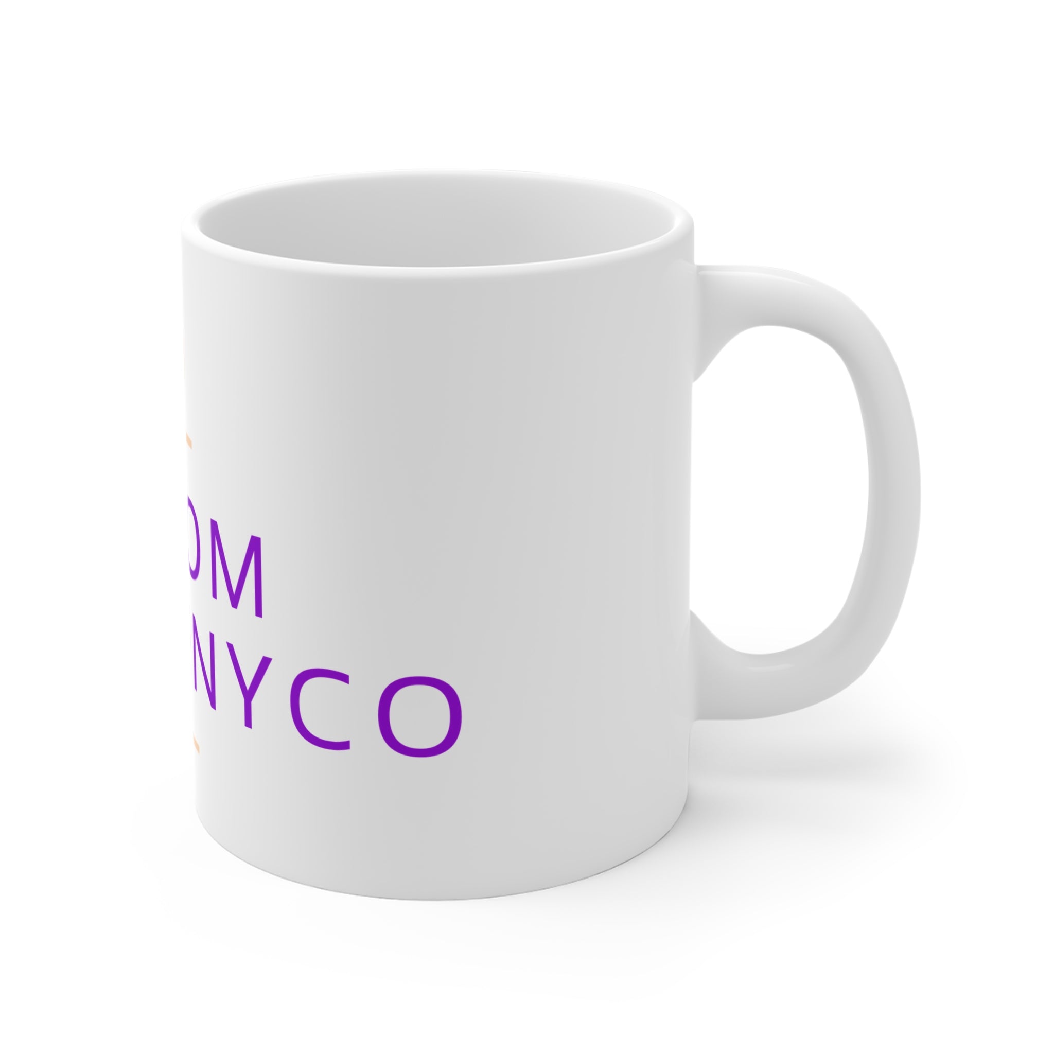 Bloom Harmony Coffee Mug — 11oz Floral Logo Ceramic Mug