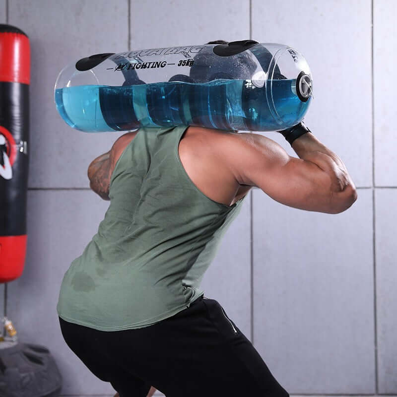 Transparent Water-Filled Fitness Dumbbell