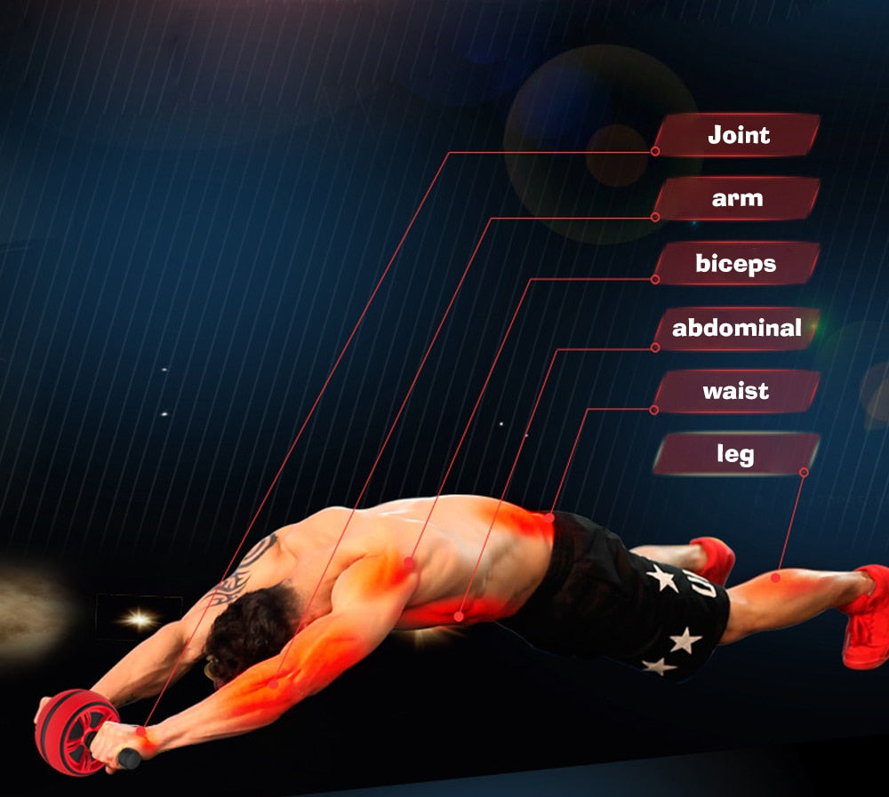 Silent TPR Ab Roller Core Trainer