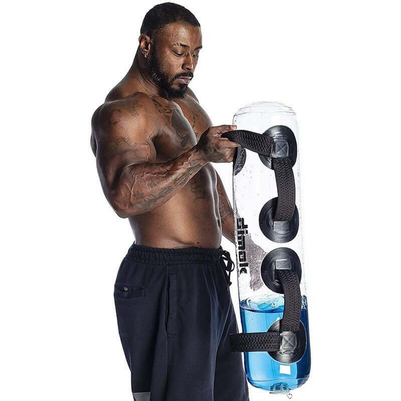 Transparent Water-Filled Fitness Dumbbell