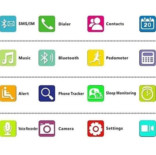 Bluetooth Camera Fitness Smartwatch