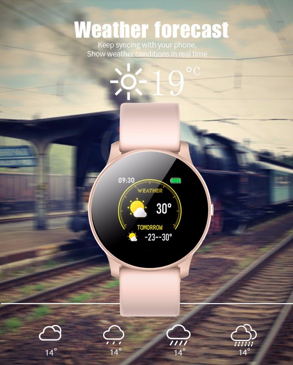 Women’s Waterproof Fitness Smartwatch