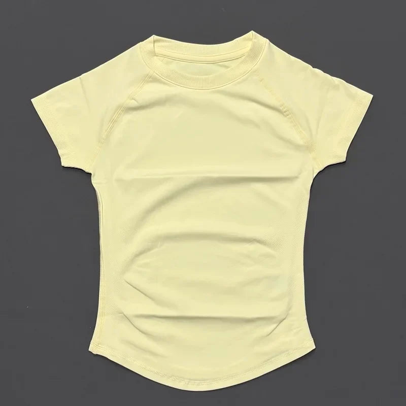 HISTELLO Women’s Short Sleeve Workout Top