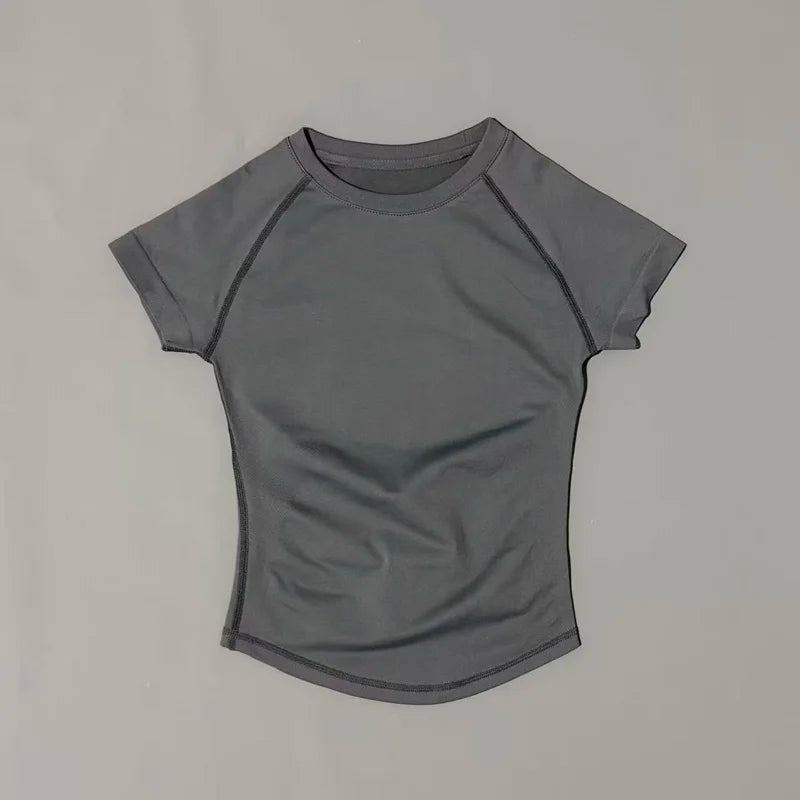 HISTELLO Women’s Short Sleeve Workout Top