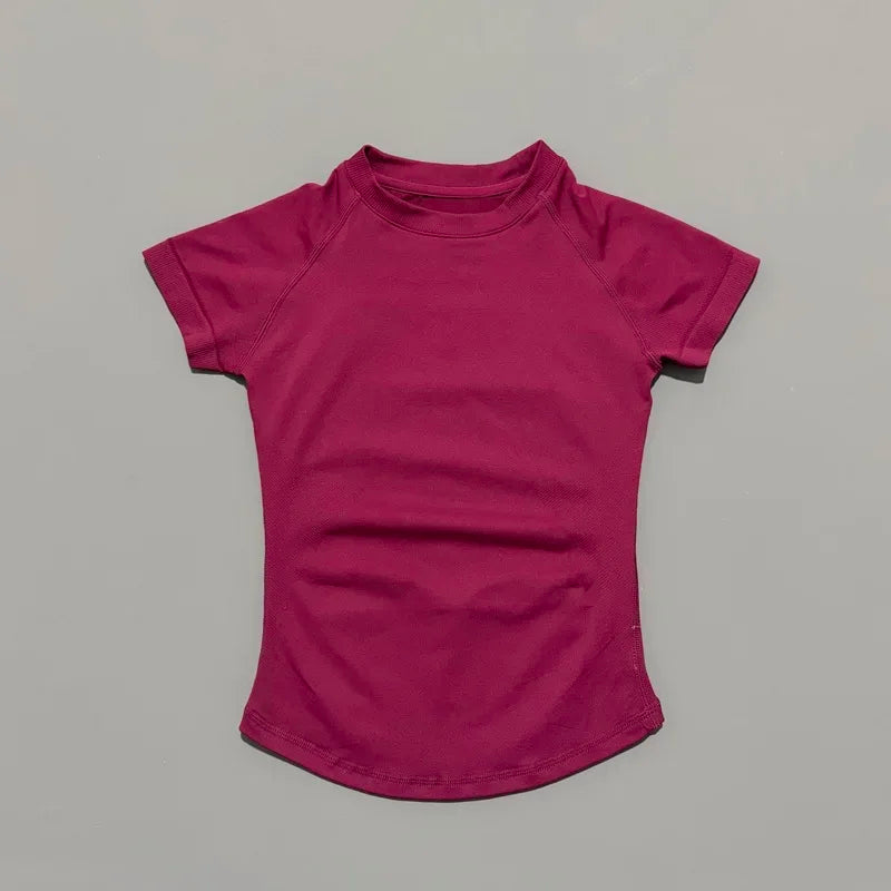 HISTELLO Women’s Short Sleeve Workout Top