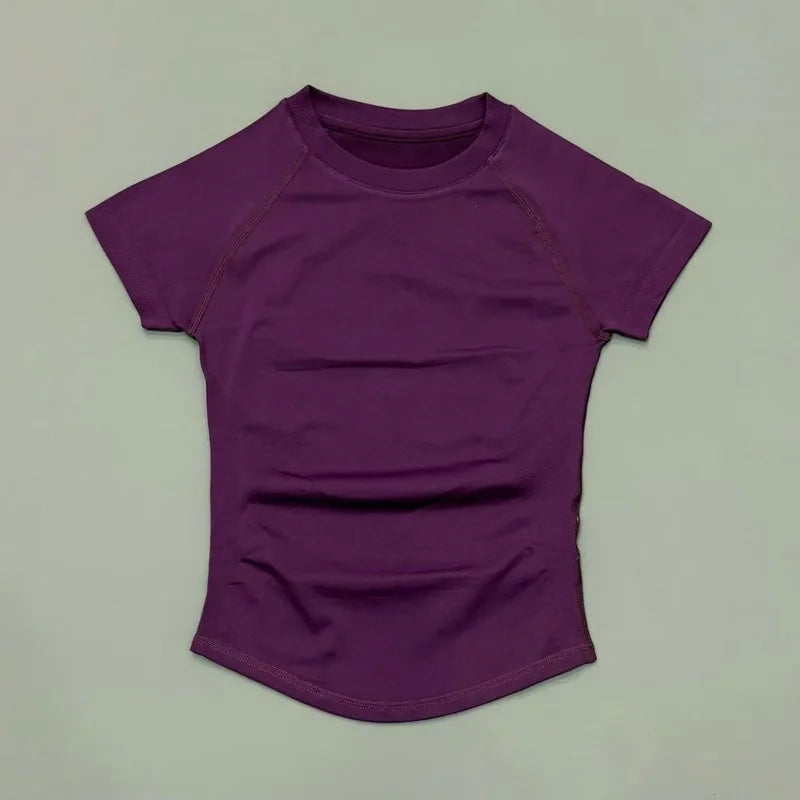 HISTELLO Women’s Short Sleeve Workout Top