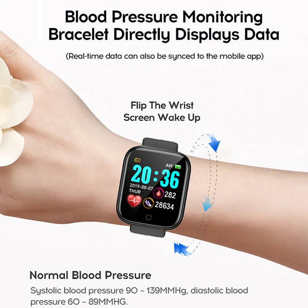 WYMECT D20 Bluetooth Fitness Smartwatch