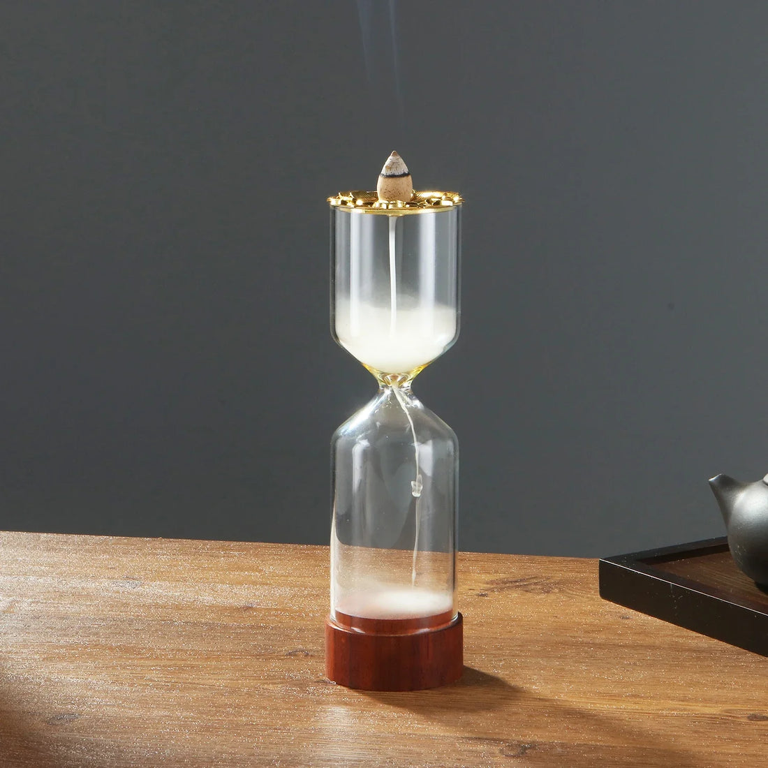 Hourglass Waterfall Backflow Incense Holder