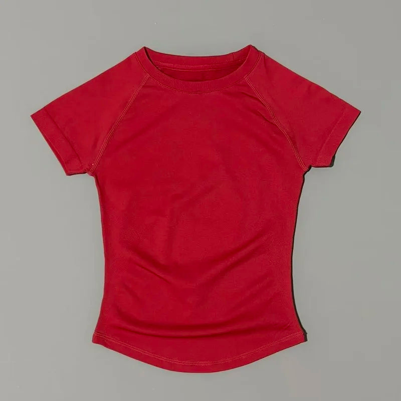 HISTELLO Women’s Short Sleeve Workout Top