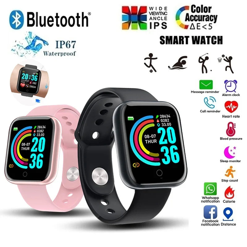 WYMECT D20 Bluetooth Fitness Smartwatch