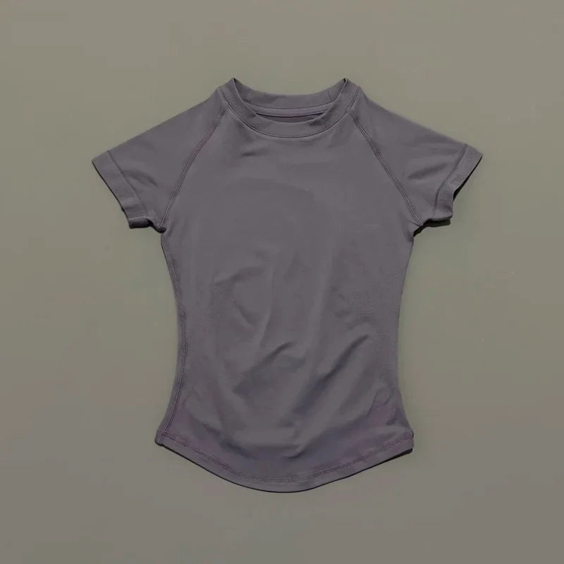 HISTELLO Women’s Short Sleeve Workout Top