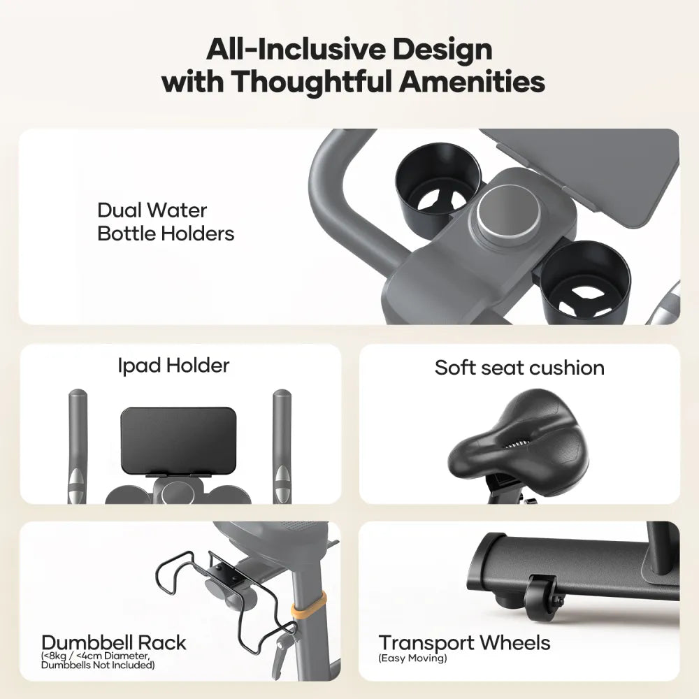 Toputure TEB5 Magnetic Exercise Bike