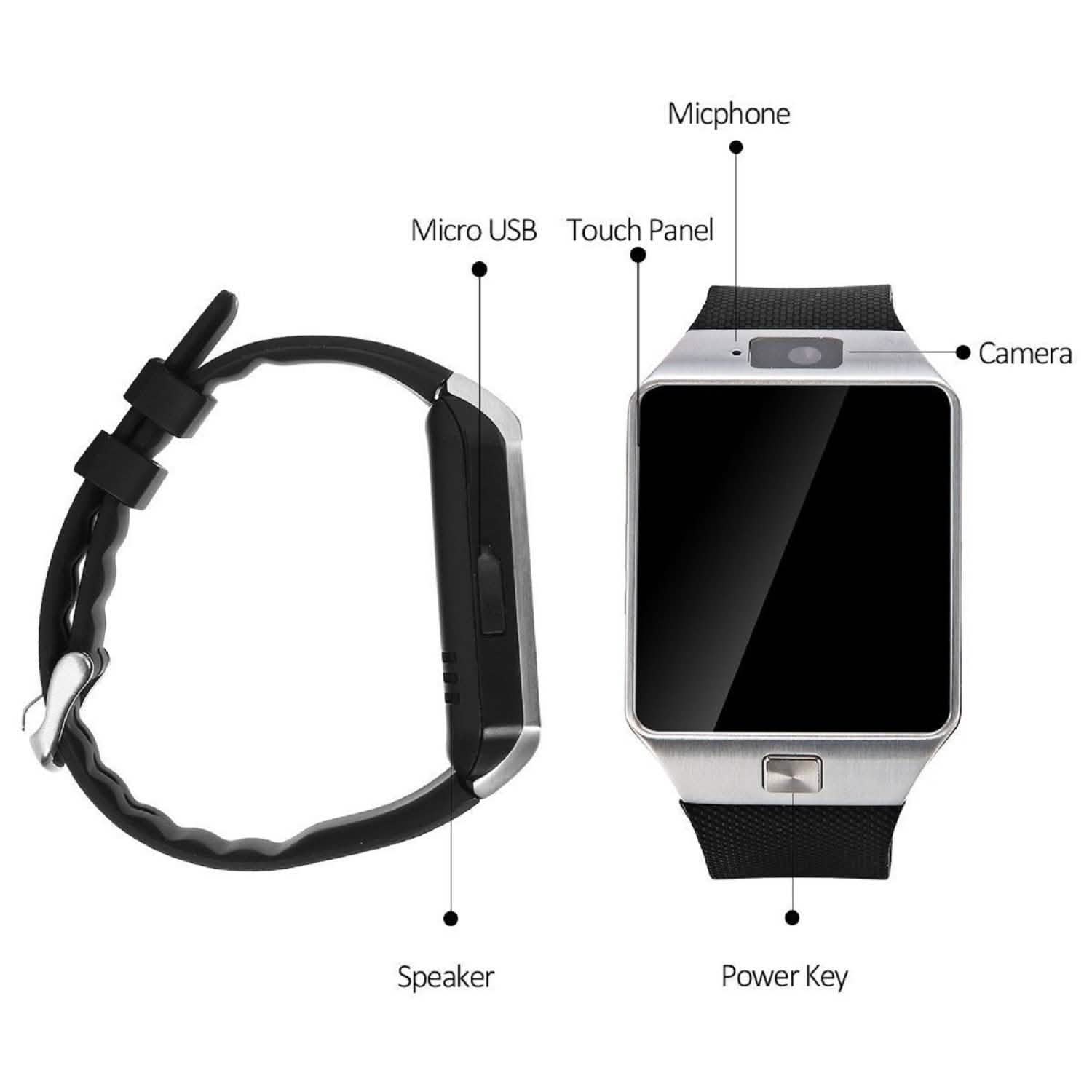 Bluetooth Camera Fitness Smartwatch