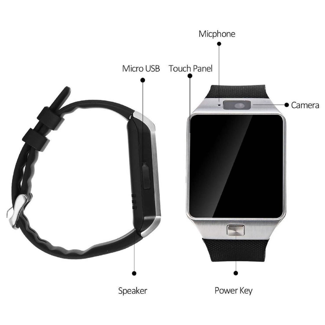 Bluetooth Camera Fitness Smartwatch