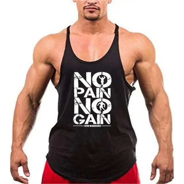Men’s Cotton Bodybuilding Gym Tank Top