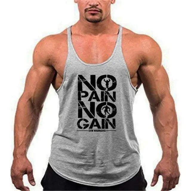Men’s Cotton Bodybuilding Gym Tank Top