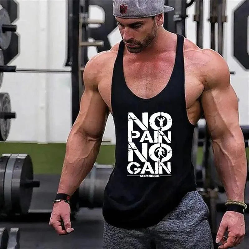 Men’s Cotton Bodybuilding Gym Tank Top