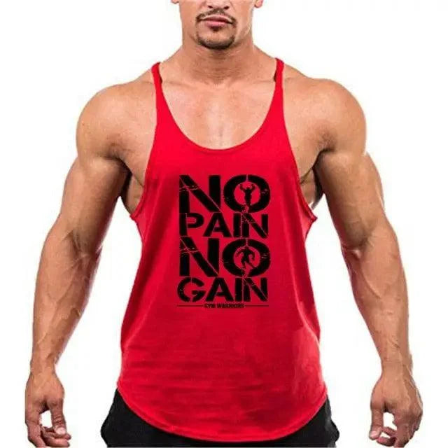 Men’s Cotton Bodybuilding Gym Tank Top