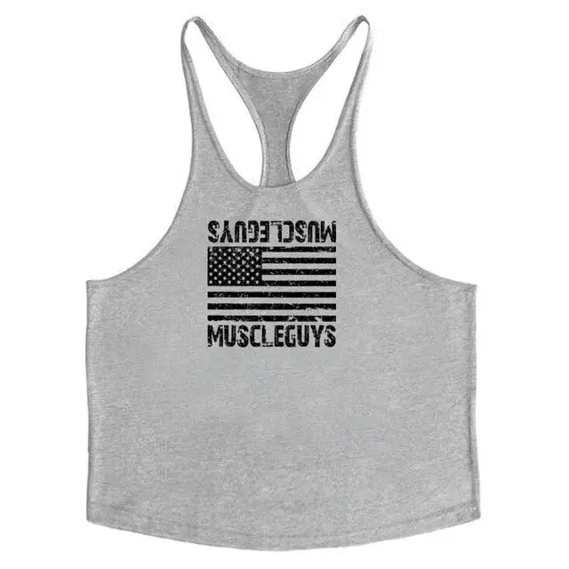 Men’s Cotton Bodybuilding Gym Tank Top