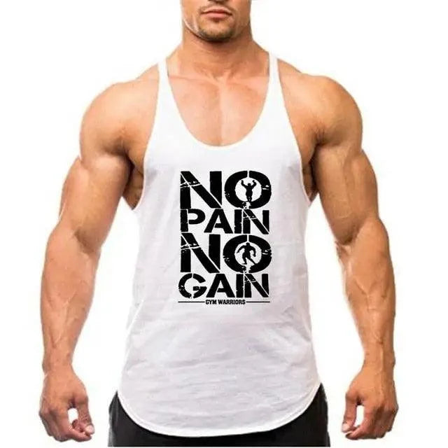 Men’s Cotton Bodybuilding Gym Tank Top